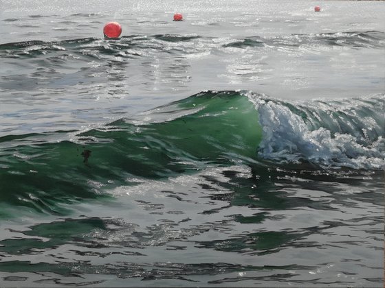 Drei Bojen bei Düne / Three Buoys at Düne