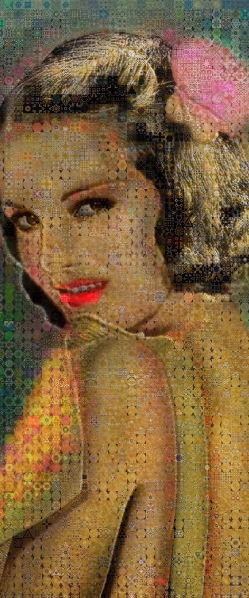 The Savage Girl Collage by John Lijo Bluefish