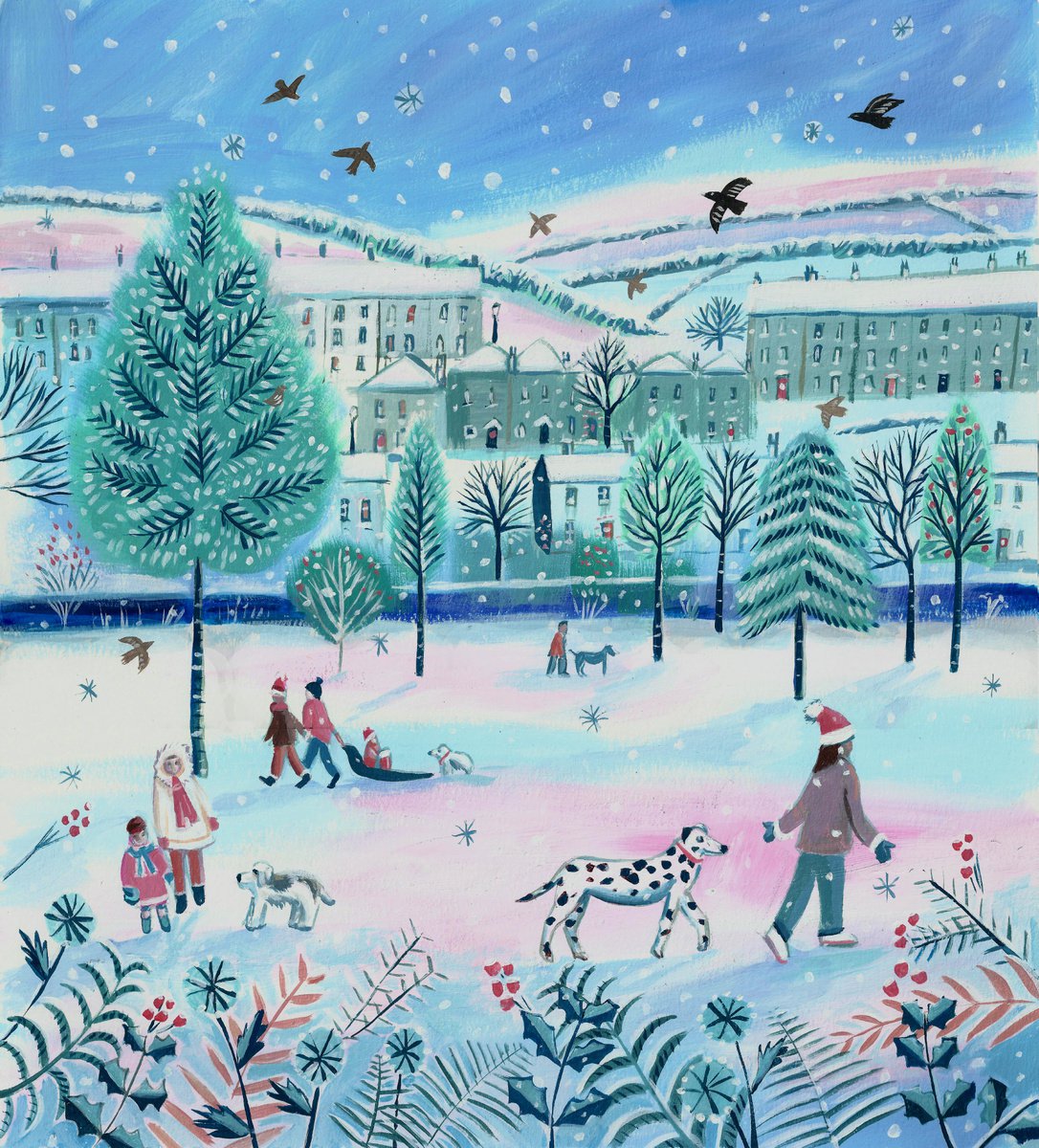 Parklife winter landscape by Mary Stubberfield