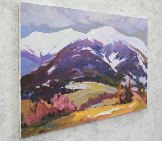 Breath of spring in the mountains