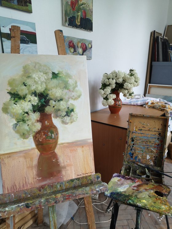 Lush flowering