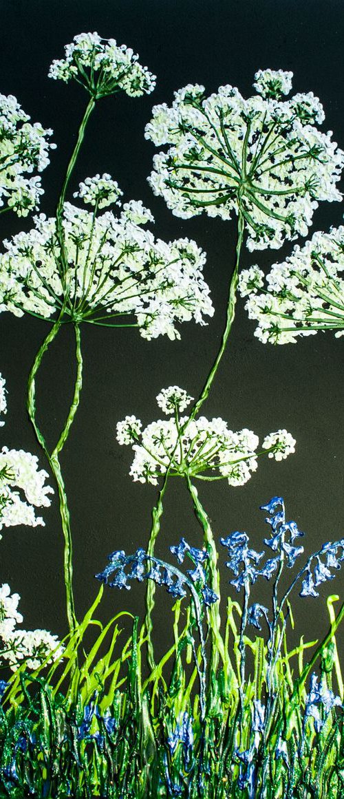 Cow Parsley and Bluebells by Jackie Ward
