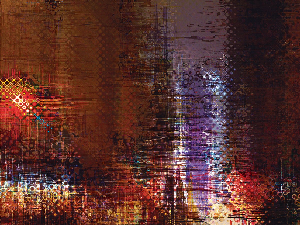 Abstract Cityscapes Print By Javier Diaz, 80 X 60, Ciudades Abstractas Xii/Xl Large Original Artwork, Original Artwork