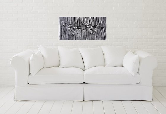 Abstract Zebras