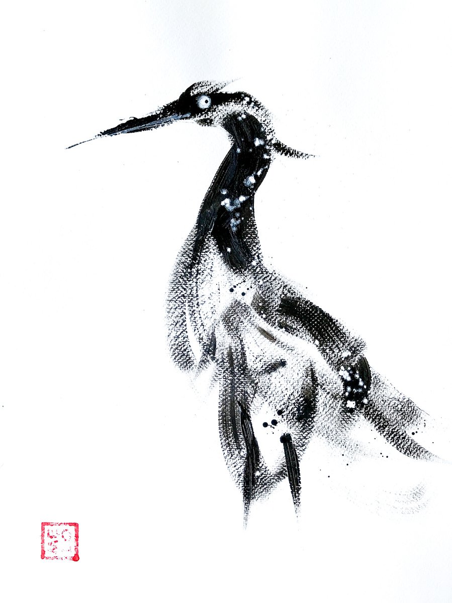 goliath heron by Victor de Melo