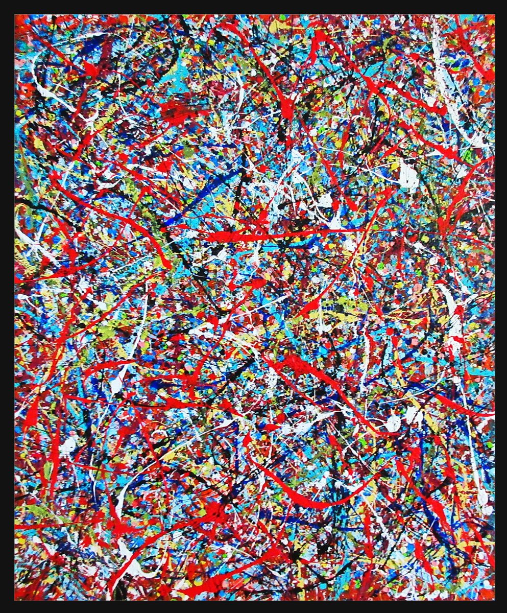 COLORS, Pollock style by Tomas Gorjanc - Tomo