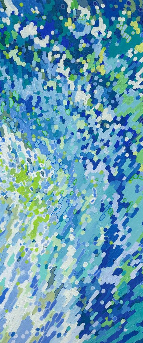 Horseshoe Bay. 48 x 48 x 2" by Margaret Juul