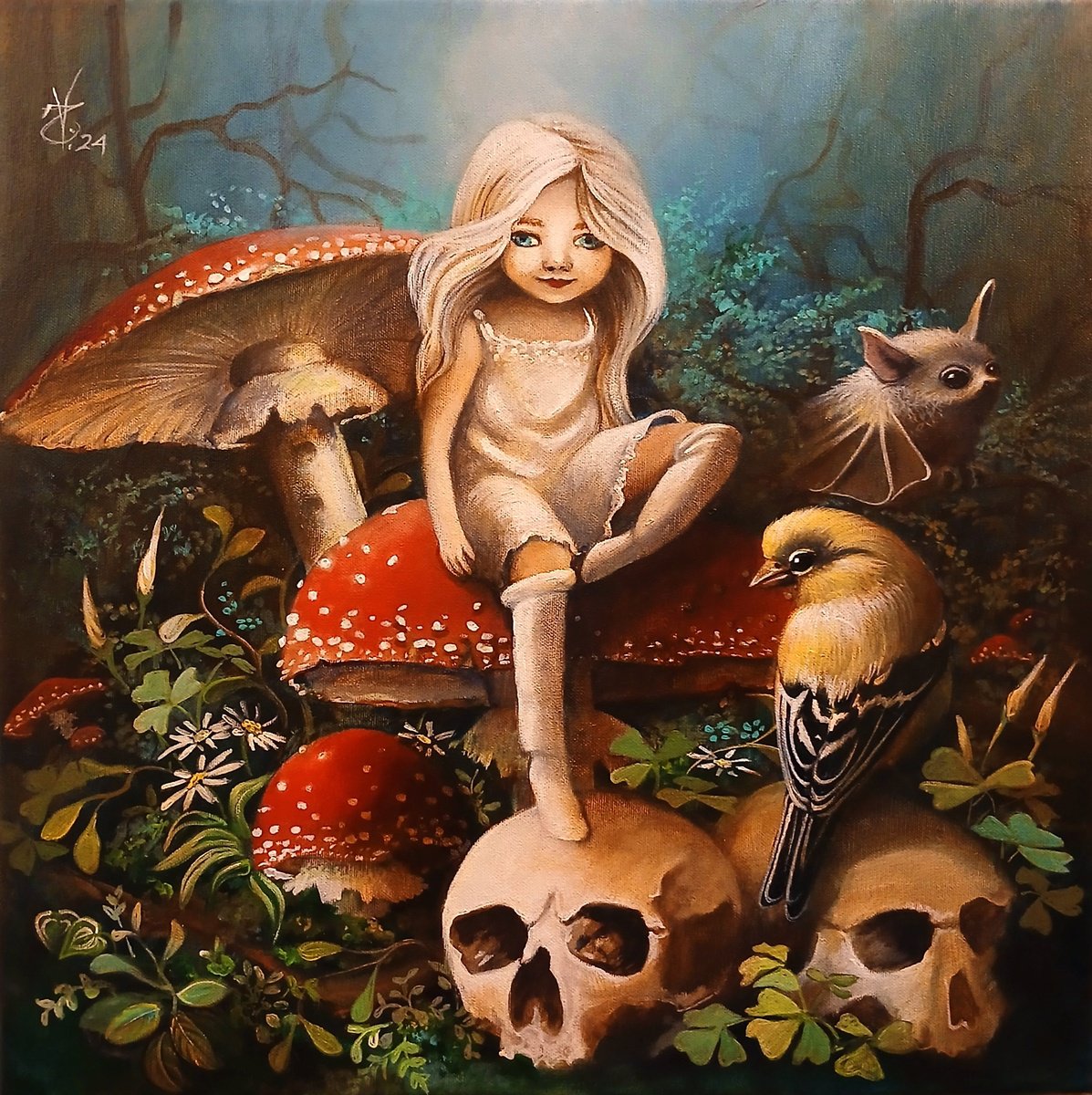 The poisonous mushrooms fairy by Valentina Toma