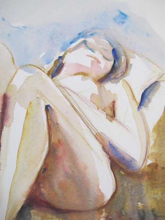 reclining female nude