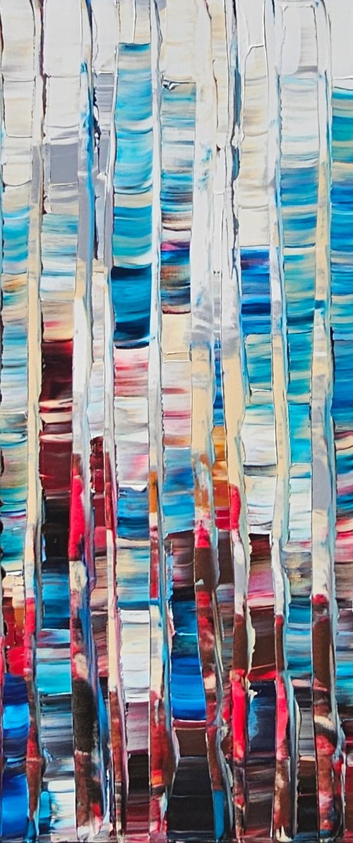 La forêt aux reflets rouges by Stéphanie Rivet
