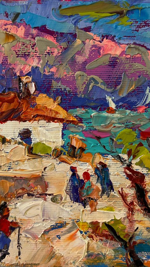 Edge of the village by Kalenyuk Alex