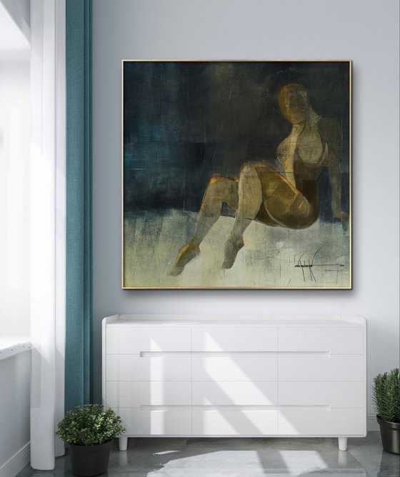 Contemplation in Blue