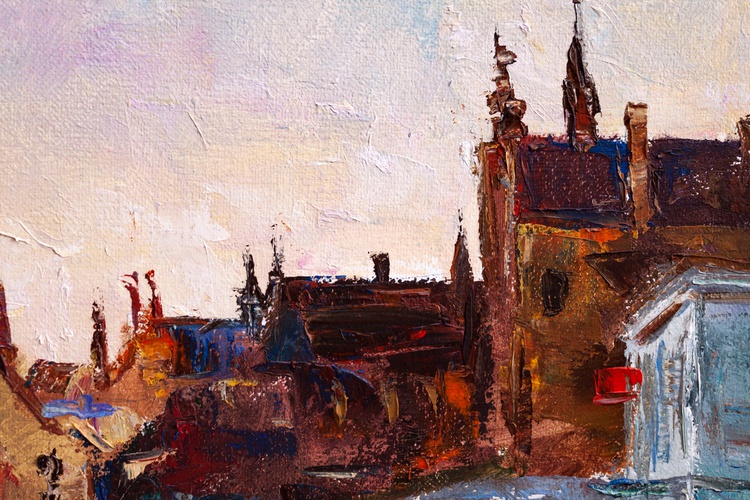 "Old town", city landscape | Artfinder