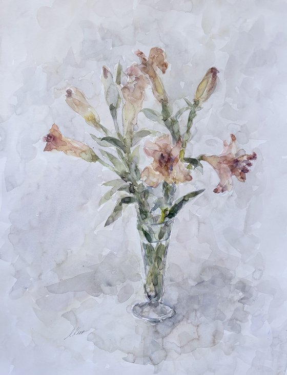 Lilies 50x65 cm 2025
