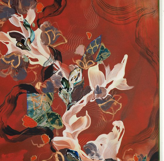 Silk, Lacquer and Cinnabar