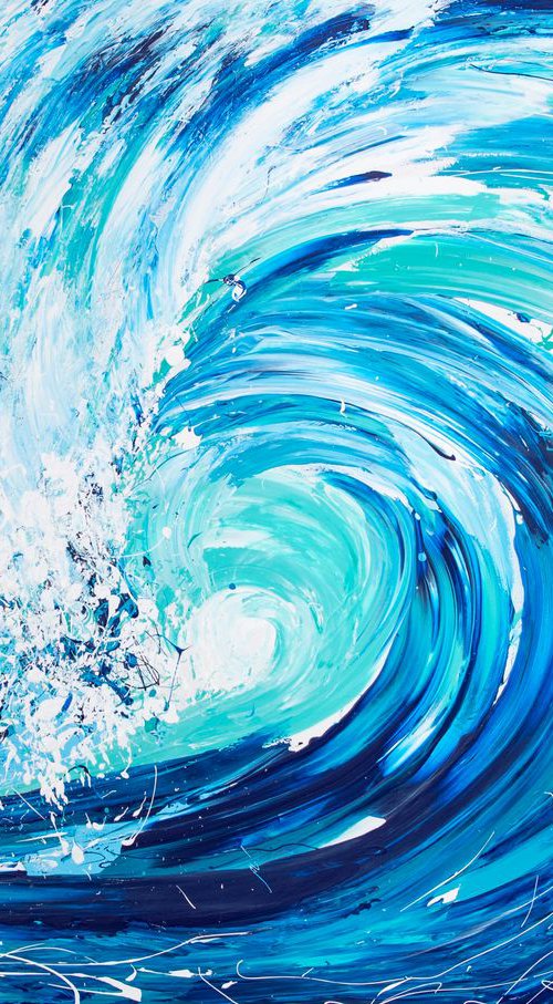 Wave Series - First Touch by Annette Spinks