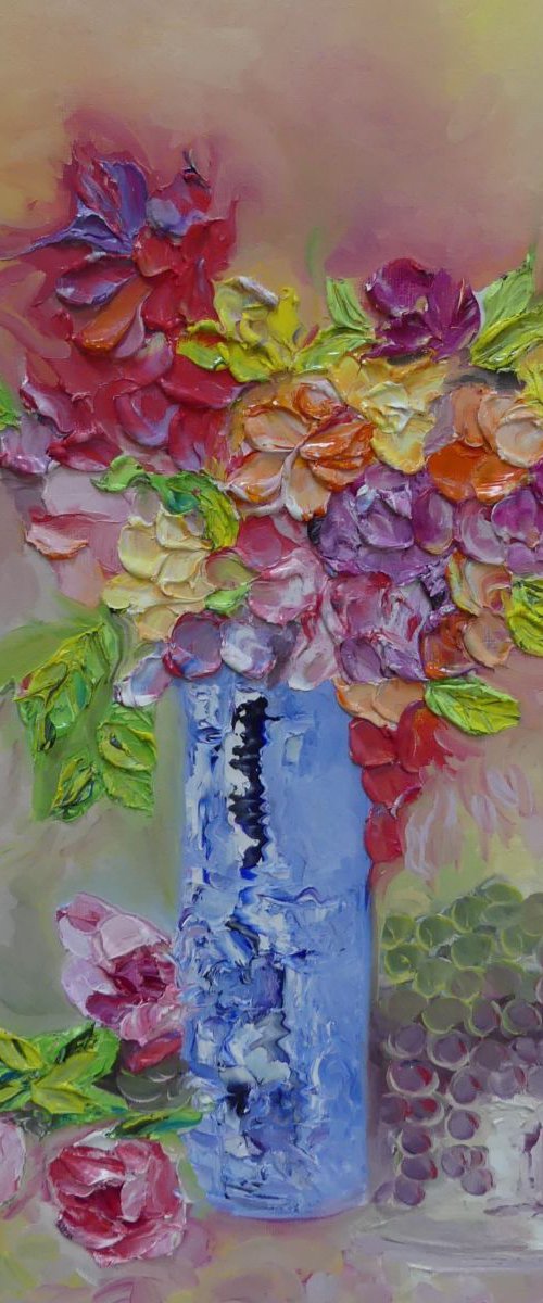 Vintage Roses by Lesley Blackburn