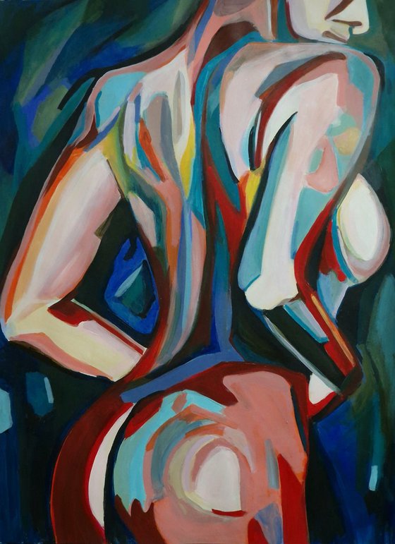 Nude Abstract / 92 x 67,5 cm