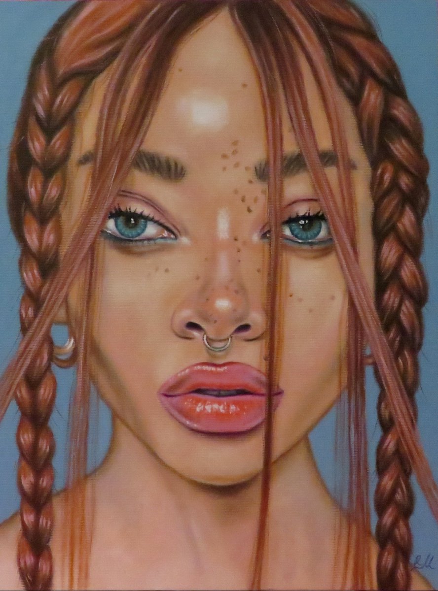Photorealistic Oil Painting , Nyane By Monika Rembowska, 13 X 18, Artwork For Sale On Artfinder