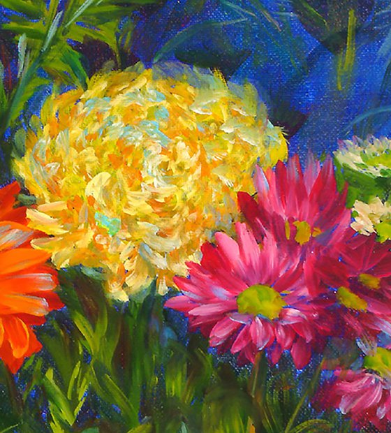 Blue Garden Bouquet