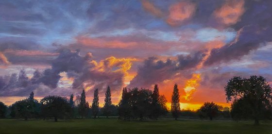 Sunset in Mill Hill Park (XVII)