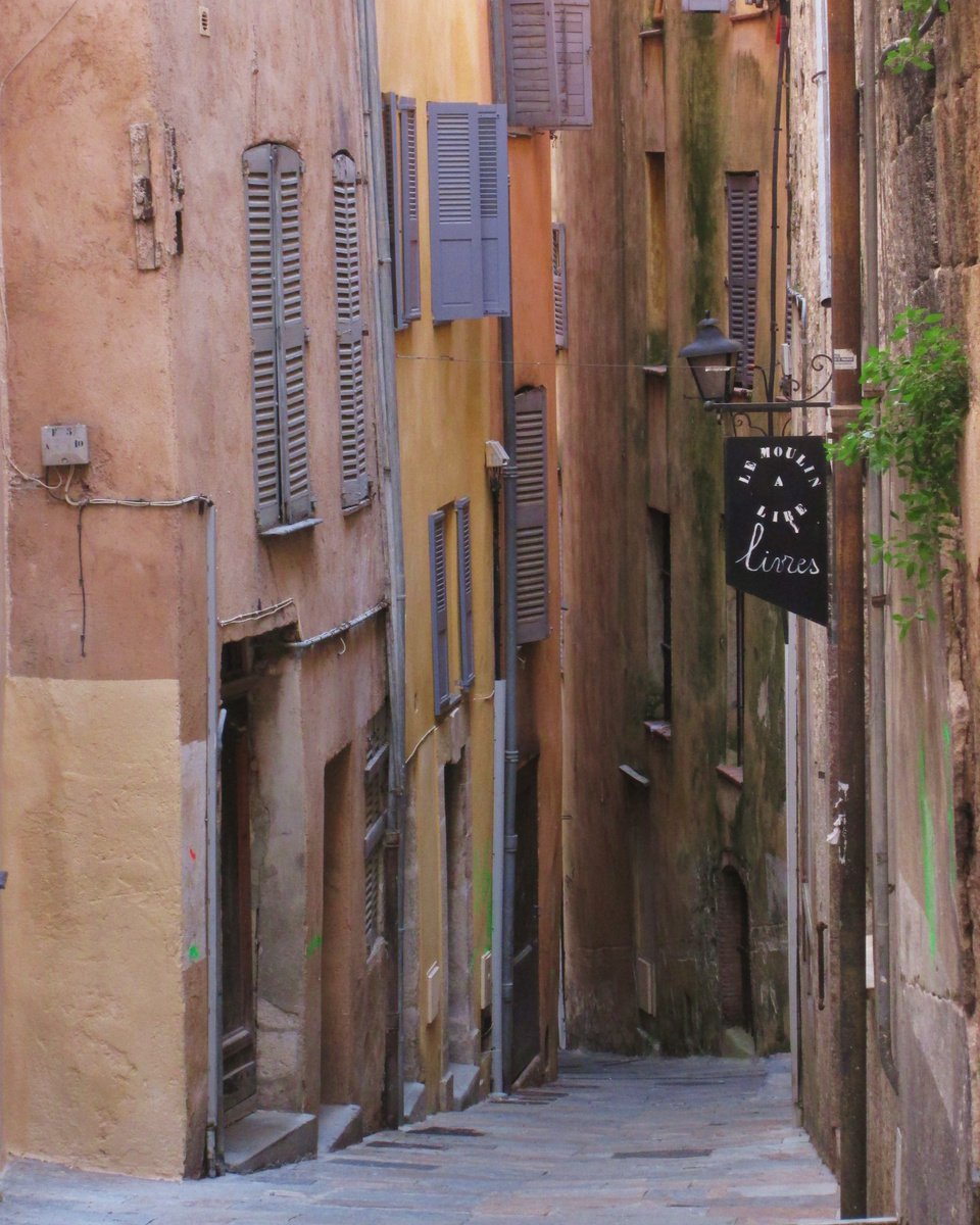 Grasse, Old Town, french village street scene by oconnart