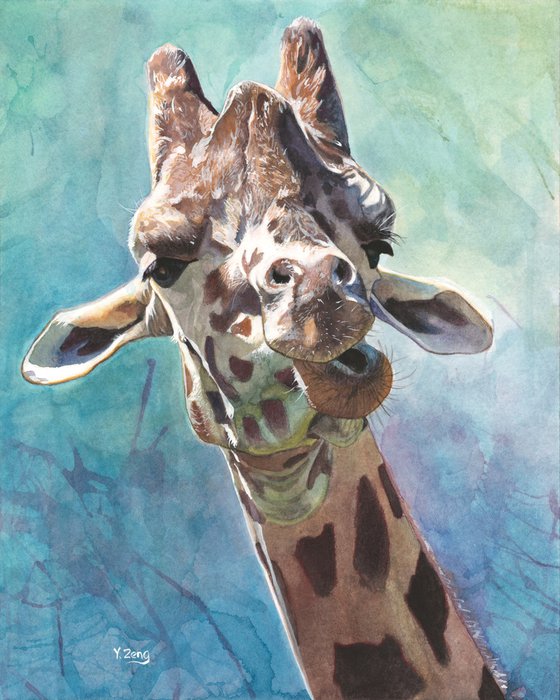 Giraffe portrait