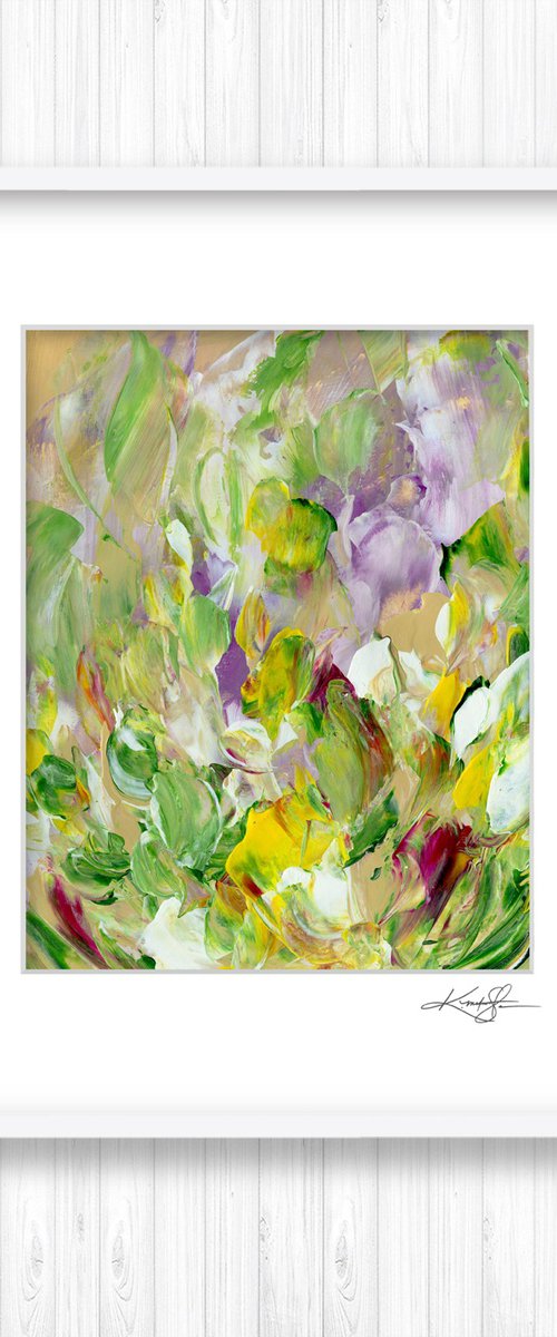 Tranquility Blooms 11 - Flower Painting by Kathy Morton Stanion by Kathy Morton Stanion