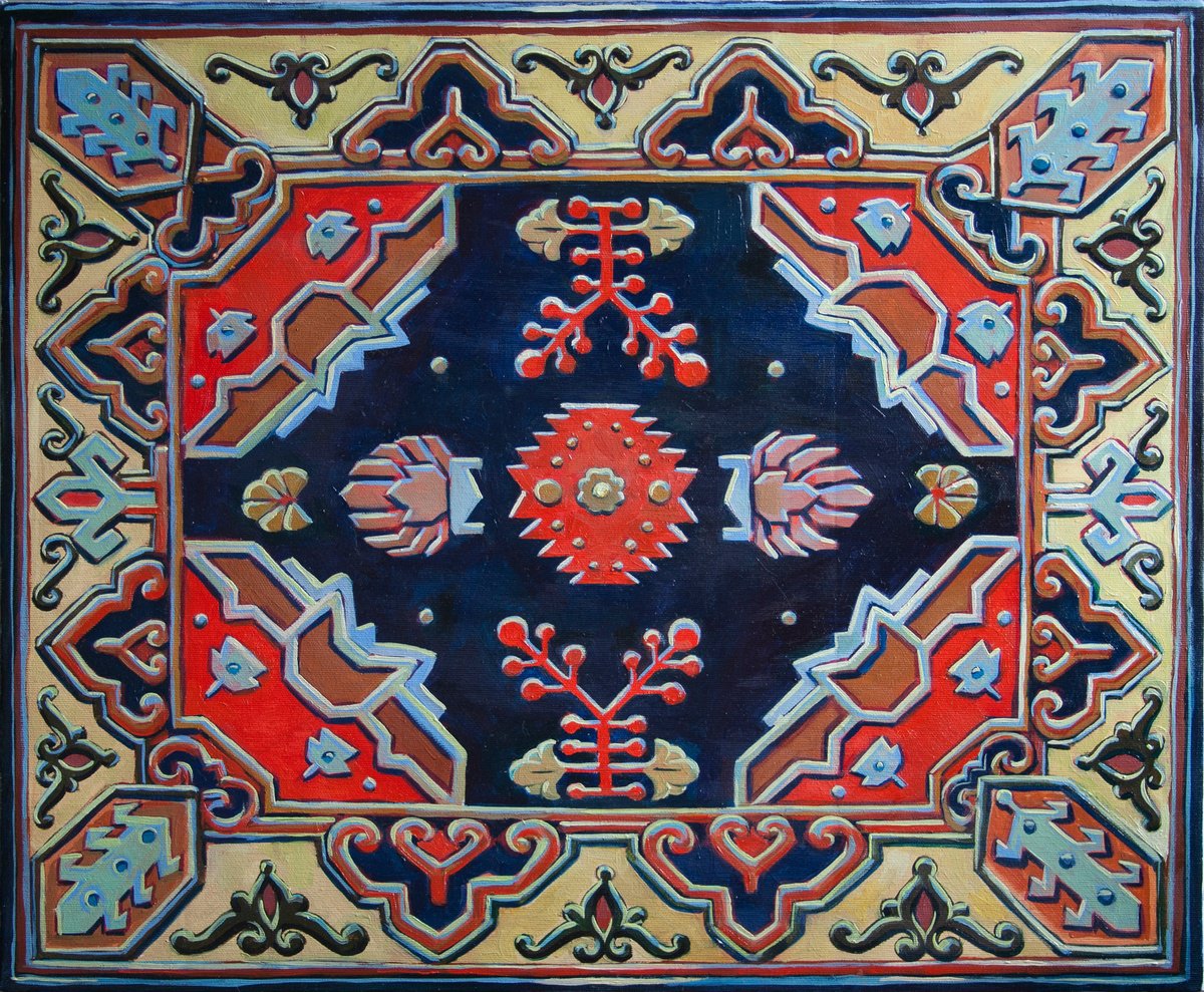 Armenian Carpet by Anna Khaninyan