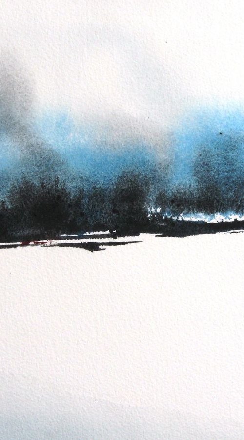 Monsoon 2 - Original Watercolor Painting by CHARLES ASH