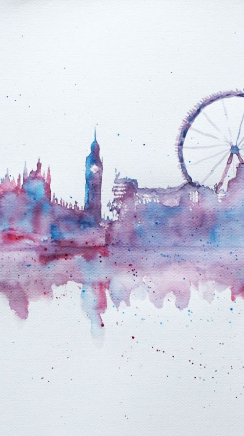 London motives. Blue and P by Yulia Schuster