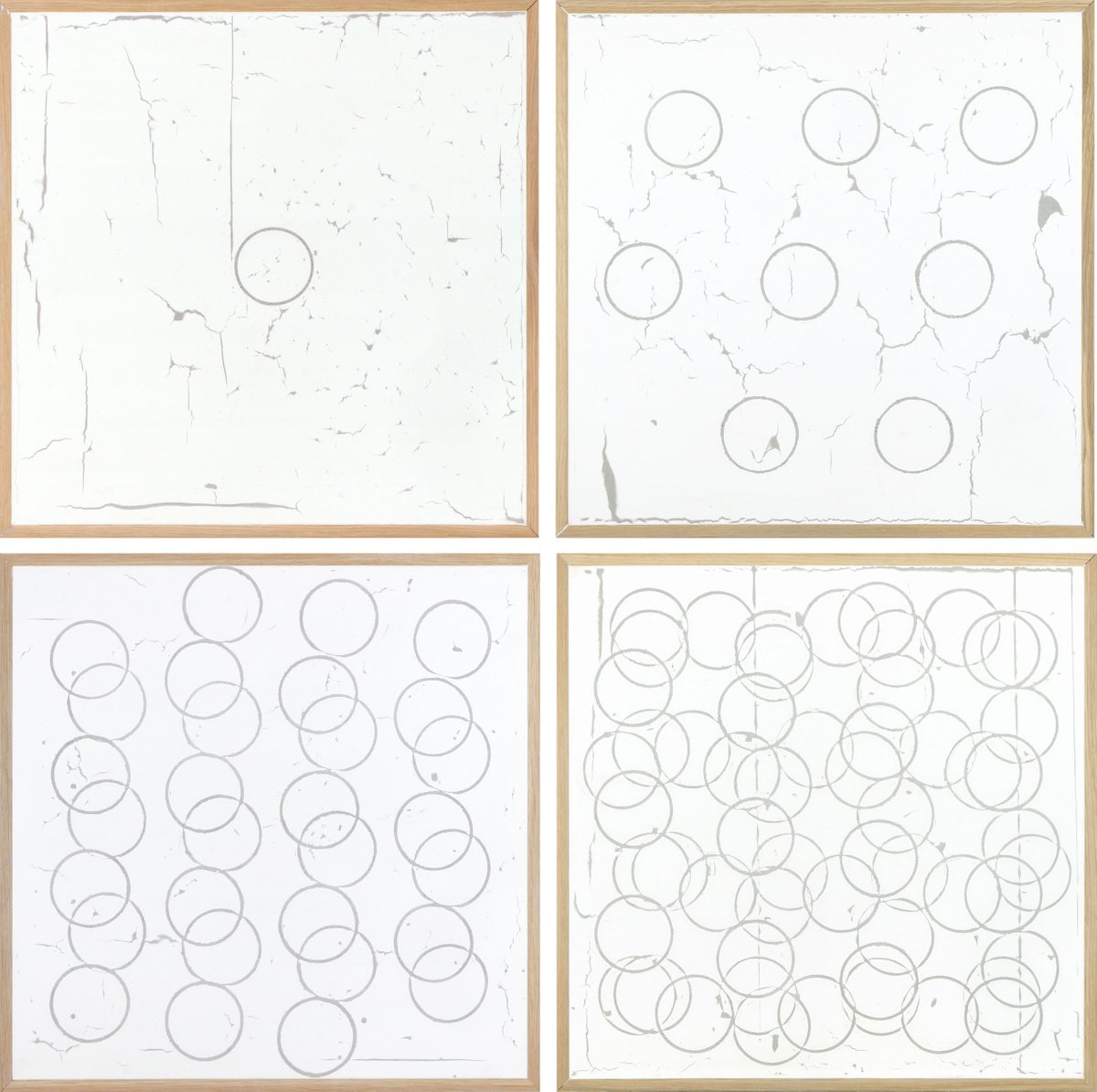 Abstract Painting By Johan Soderstrom, 96 X 24, Paper Cups - The Law Of Value Series, Original Artwork