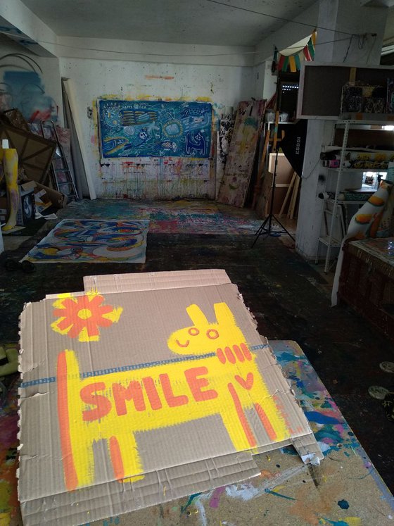 SMILE 40x49cm (teachings of my dog)