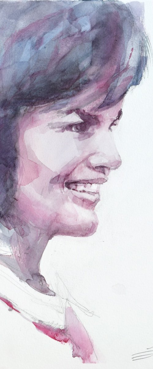 Jackie 2 by Goran Žigolić Watercolors