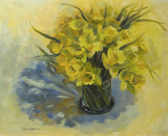 Daffodils in a Vase