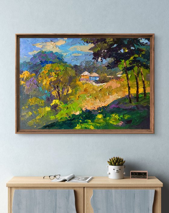 A Village Can be Seen Beyond the Forest