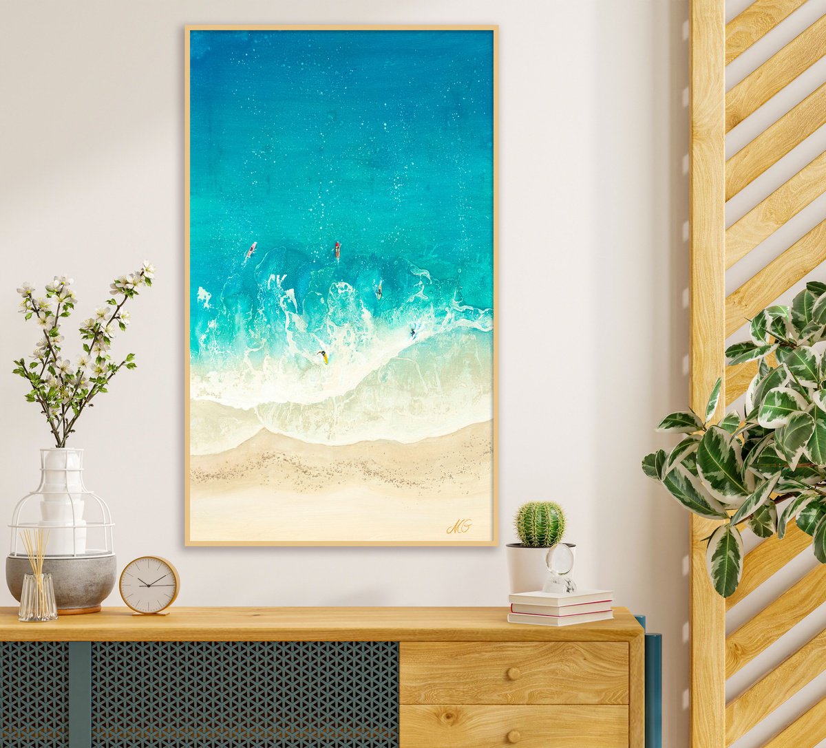 Turquoise Dream - Original seascape by Milena Gaytandzhieva