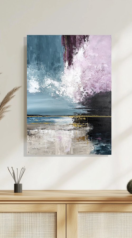 Violet Tension Line by Tatiana Malinovscaia