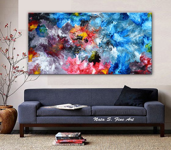 Emotions -  Extra Large Original Abstract Acrylic Painting