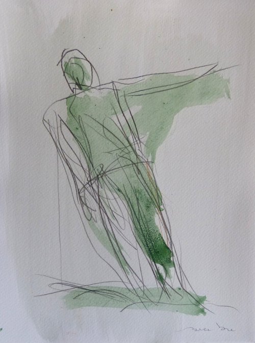 Human Figure 2, 24x32 cm - AF exclusive by Frederic Belaubre