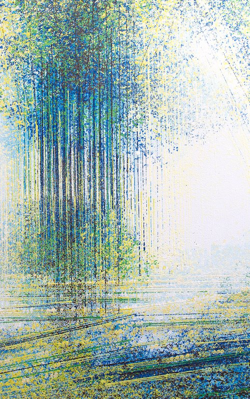 Bright White Light Through Spring Trees by Marc Todd