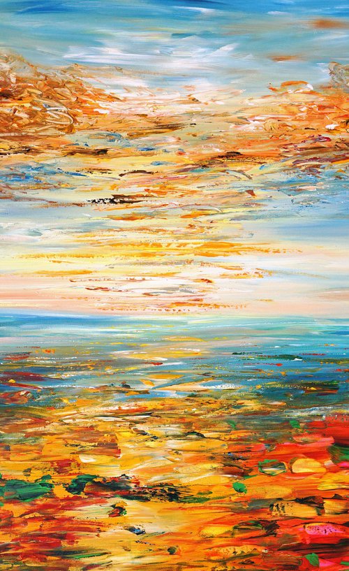 Beautiful Summer Landscape D 10 by Peter Nottrott