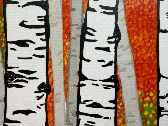 Autumnal Birches