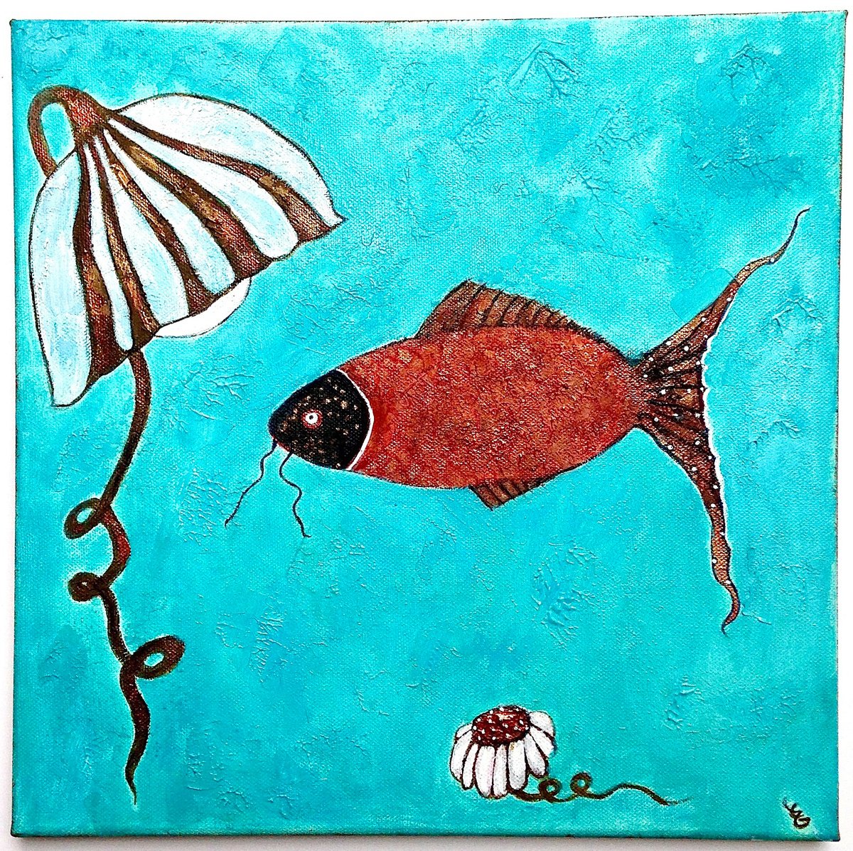 Poisson � la lampe ( Fish with lamp ) by Eleanor Gabriel