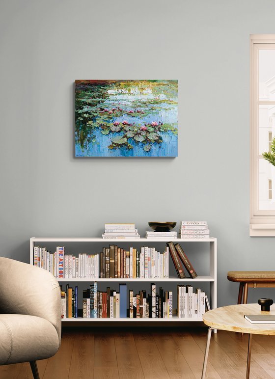 Pink Water Lilies