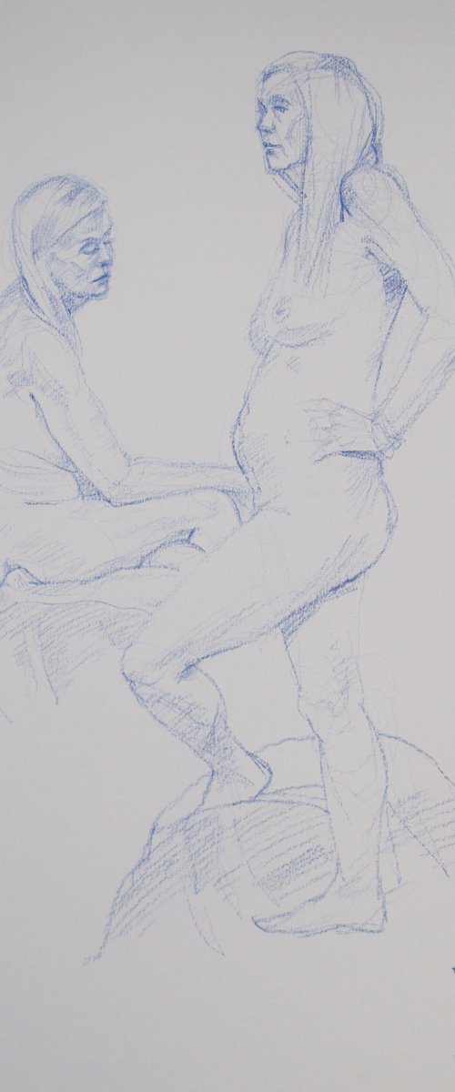 female nude 2 poses by Rory O’Neill