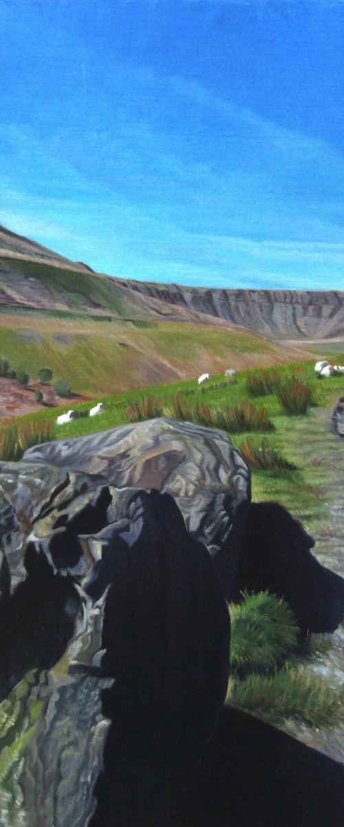 Craig Fach Above Cwmparc by Rebecca Coleman