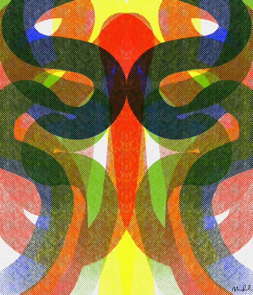GA#253 Colored snake I by Mattia Paoli