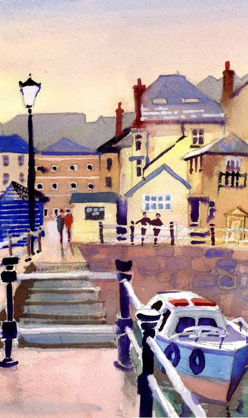 Falmouth, Prince of Wales Pier, Cornwall by Peter Day