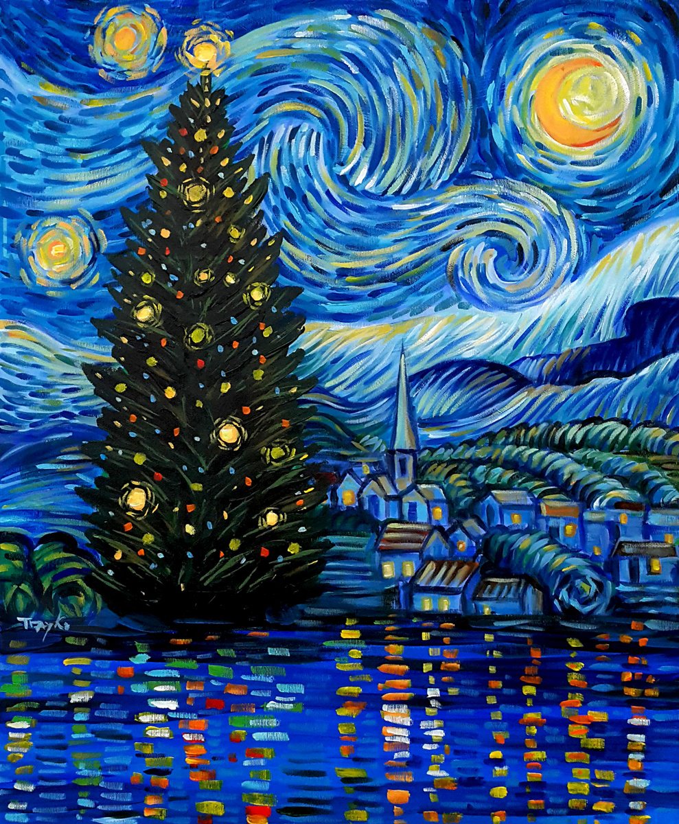  Merry Christmas By Trayko Popov, 20 X 24, Artwork For Sale On Artfinder